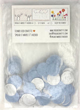 Load image into Gallery viewer, Baby blue flower seed confetti
