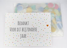 Load image into Gallery viewer, Bedankt - bloemzaad confetti (met kaart)
