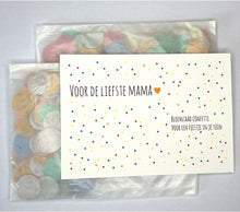 Load image into Gallery viewer, Moederdag: 2 zakjes bloemzaad confetti met kaartje
