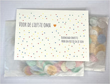 Load image into Gallery viewer, Moederdag: 2 zakjes bloemzaad confetti met kaartje
