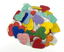 Load image into Gallery viewer, Hearts flower seed confetti - all colours
