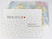 Load image into Gallery viewer, Bedankt - bloemzaad confetti (met kaart naar keuze)
