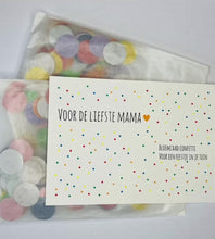 Load and play video in Gallery viewer, Moederdag: 2 zakjes bloemzaad confetti met kaartje
