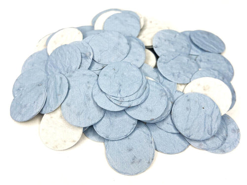 Baby blue flower seed confetti - Spread Confetti