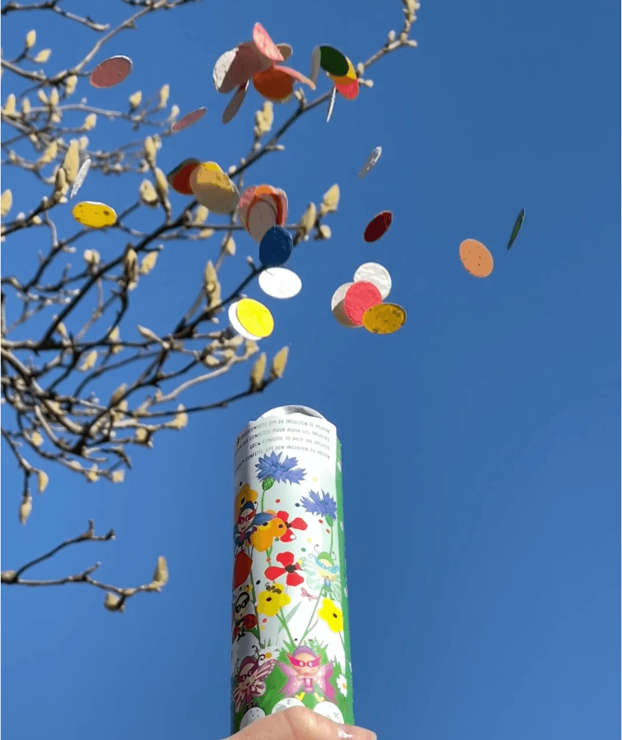 Popper flower seed confetti - Spread Confetti