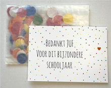 Load image into Gallery viewer, Bedankt - bloemzaad confetti - Spread Confetti
