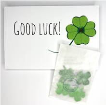 Load image into Gallery viewer, Four leaf clover - for good luck - Spread Confetti
