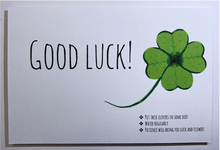 Load image into Gallery viewer, Four leaf clover - for good luck - Spread Confetti
