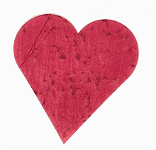 Afbeelding in Gallery-weergave laden, NEW: Heart shape seed paper - red or white - Spread Confetti

