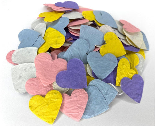 Hearts flower seed confetti - Spread Confetti