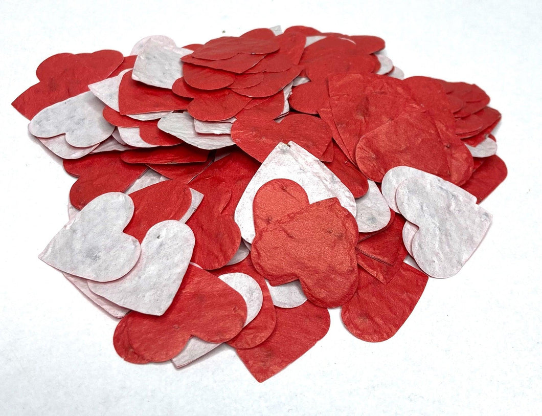 Hearts flower seed confetti - Spread Confetti