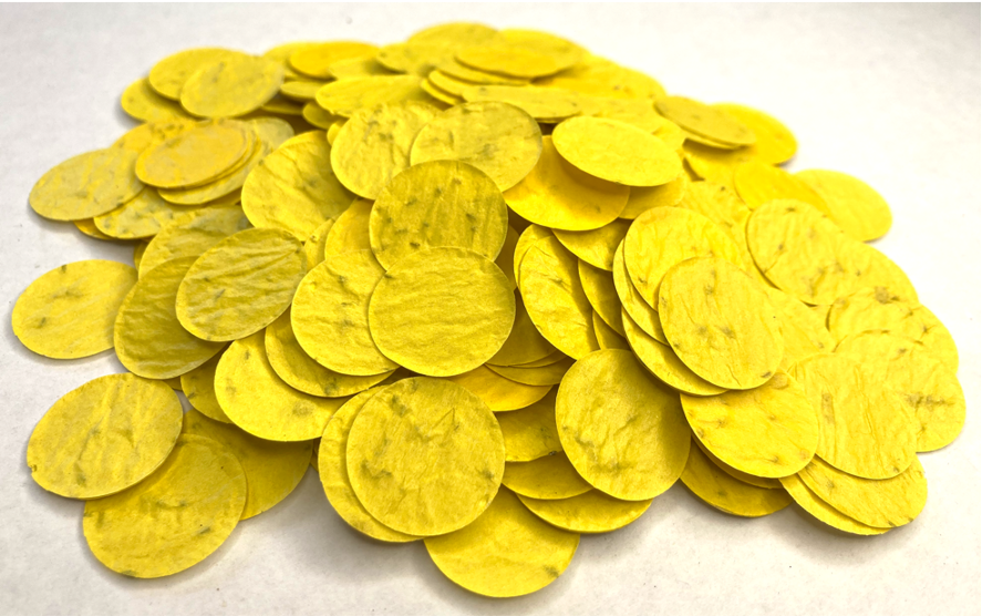 Yellow flower seed confetti - Spread Confetti